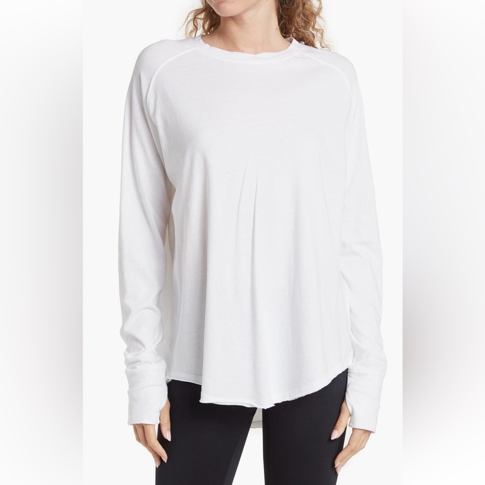 Z by Zella Vintage Washed Relaxed Long Sleeve Tee